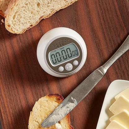 Taylor Digital Timer Counts Up and Down for School, Learning, Projects, and Kitchen Tasks, Super Loud Digital Timer, Gray - Image 4