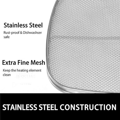 Replacement Splatter Shield for Ninja Foodi AG301,Accessories for Foodi 5-in-1 Indoor Grill,Stainless Steel Fine Mesh Splatter Screen for Ninja AG300, AG300C,AG301C, AG302, AG400