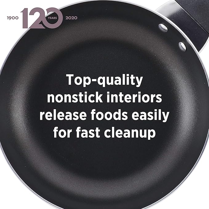 Farberware Dishwasher Safe Nonstick Jumbo Cooker/Saute Pan with Helper Handle -Aluminum, 6 Quart, Blue - Image 10