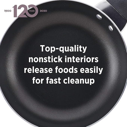 Farberware Dishwasher Safe Nonstick Jumbo Cooker/Saute Pan with Helper Handle -Aluminum, 6 Quart, Blue - Image 10