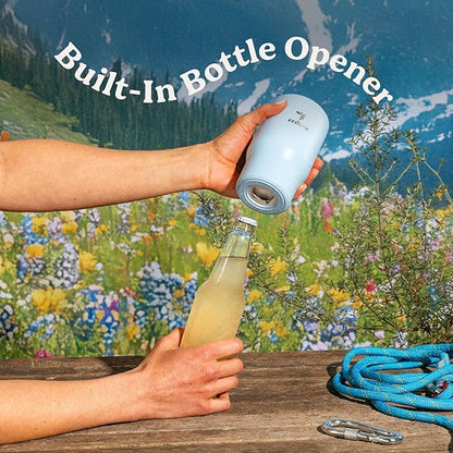 Reduce 4-in-1 Drink Cooler - Versatile Can & Bottle Holder with Vacuum Insulation-Keeps Drinks Cold Up to 4 Hours-Includes Bottle Opener-Fits Cupholders & Dishwasher Safe- 14oz - Leisure Hour - 4 Pack