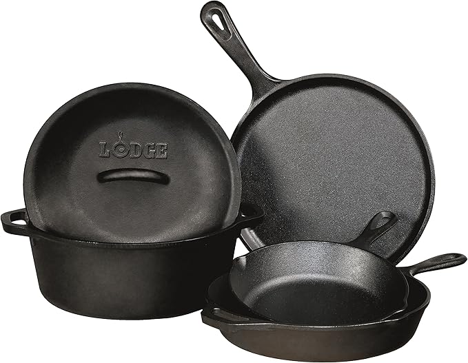 Lodge Cast Iron Dutch Oven - Loop Handle Cooking Vessel - Even Heat Retention - Oven-Safe, Versatile Pot - 2 Quart - Image 7
