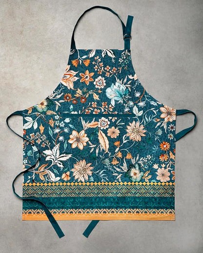 Maison d' Hermine 100% Cotton Apron for women with Pocket Kitchen Chef Apron for Men Cooking Mothers Day Gifts