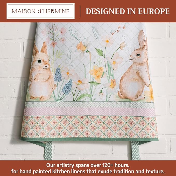 Maison d' Hermine 100% Cotton Apron for women with Pocket Kitchen Chef Apron for Men Cooking Mothers Day Gifts - Image 2