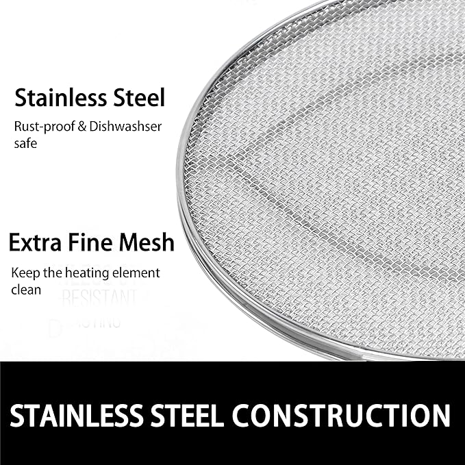 Splatter Shield for Ninja FG551 Foodi,Accessories for Ninja Foodi Smart XL 6-in-1 Indoor Grill,Stainless Steel Splatter Screen - Image 4