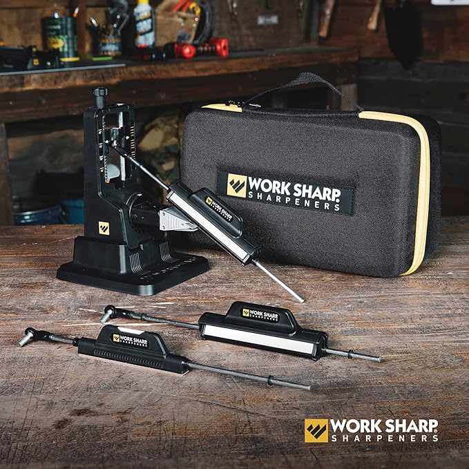 Work Sharp Precision Adjust Elite Set Knife Sharpener value combo bundle with the Guided Field Knife Sharpener - Image 2