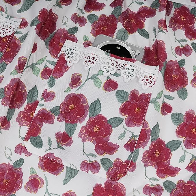 Funny Aprons for Women with Pockets, Kitchen Cooking Grilling Bbq Cute Chef Apron, Mothers Day Birthday Gifts for Women - Image 5