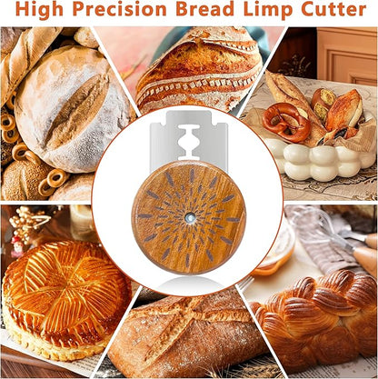 UFO Bread Lame Cutter for Homemade Sourdough,Bread Scorer Tool for Sourdough with 5 Blades and Case,Slashing Tool Bread Cutting Knife for Artisan Bread and Baguette Makers,Aurora