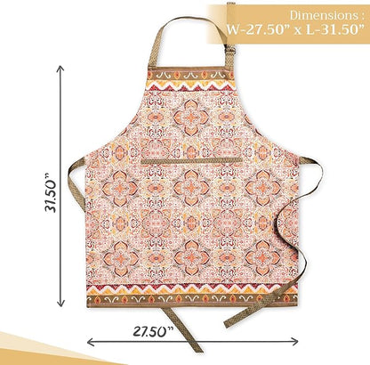 Maison d' Hermine 100% Cotton Apron for women with Pocket Kitchen Chef Apron for Men Cooking Mothers Day Gifts - Image 4