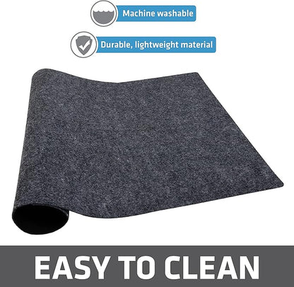 Drymate Jumbo XL Dish Drying Mat (19”x24”), Low-Profile, Super Absorbent, Quick Dry Fabric, Waterproof & Slip-Resistant, for Kitchen Counter, Trimmable, Easy to Clean (USA Made)(Charcoal) - Image 6