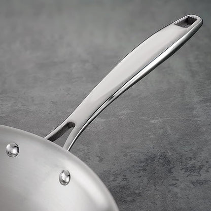 Tramontina Signature Tri-Ply Clad Stainless Steel 12-Inch Large Frying Pan, Induction-Ready Skillet, Dishwasher-Safe, NSF-Certified, Made in Brazil - Image 4