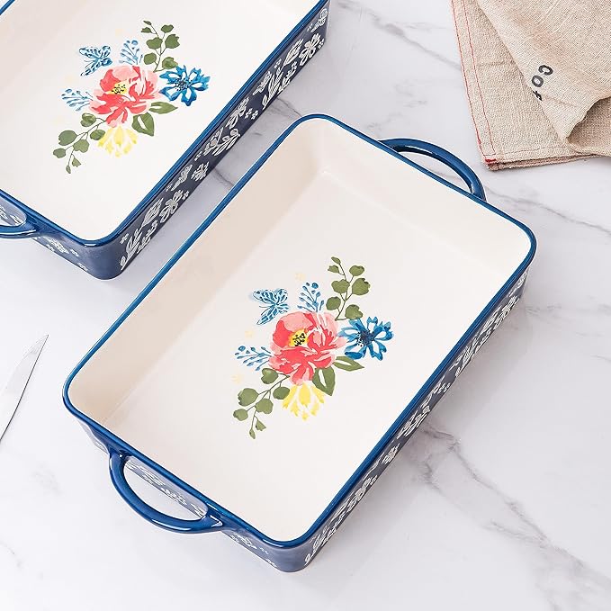 Wisenvoy Casserole Dish 9x13 Baking Pan Casserole Dishes For Oven Baking Dish Ceramic Lasagna Pan Baking Dishes For Oven - Image 4