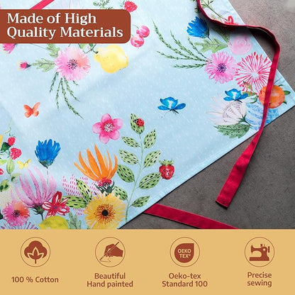 Maison d' Hermine 100% Cotton Apron for women with Pocket Kitchen Chef Apron for Men Cooking Mothers Day Gifts - Image 3