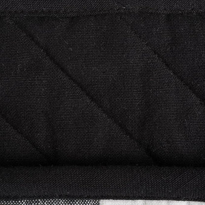 DII Buffalo Check Kitchen Collection, Classic Farmhouse Kitchen Set, Potholder & Dishtowel, Black & White, 3 Piece