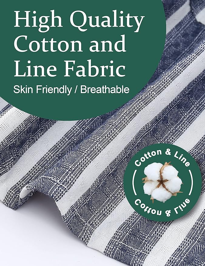 Cozy Adjustable Cross Back Aprons for Women with Pockets Cotton Linen Cooking Kitchen Baking