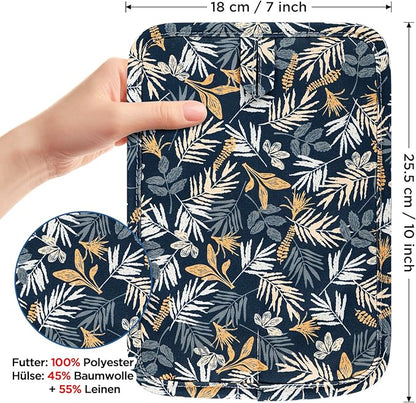 BONTHEE Pot Holders for Kitchen Heat Resistant Hot Pads for Countertops Oven Pot Holders Cotton Potholders for Kitchen Cooking Baking - 2PCS