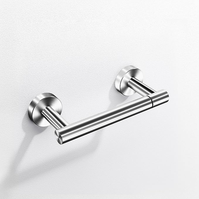 Day Moon™ - Toilet Paper Holder - Modern Roll Holder for Bathroom - 1 Pack - Wall Mount - Classic, Polished Chrome - Image 7