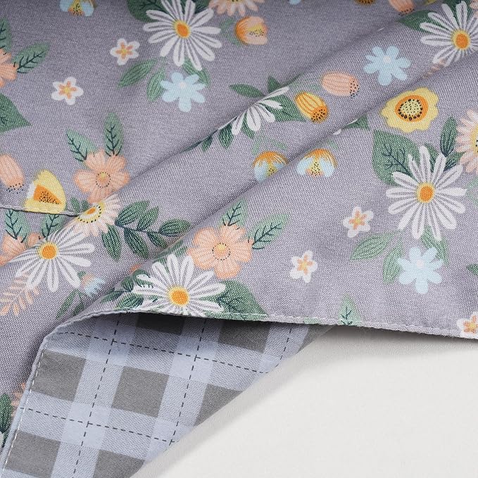Aoomzoon Kitchen Aprons for Women with 2 Pockets,Double Sided Vintage Adjustable Apron for Gardening Cooking Arting Painting - Image 7