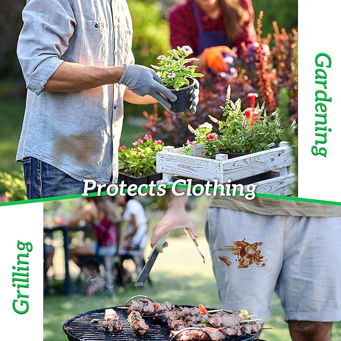 GREEN LIFESTYLE Server Aprons with 3 Pockets - Waist Apron, Waitress Apron for Women and Man, Water Resistant with Long Waist Strap Reinforced Seams, Half Apron (12 Pack - Black) - Image 7