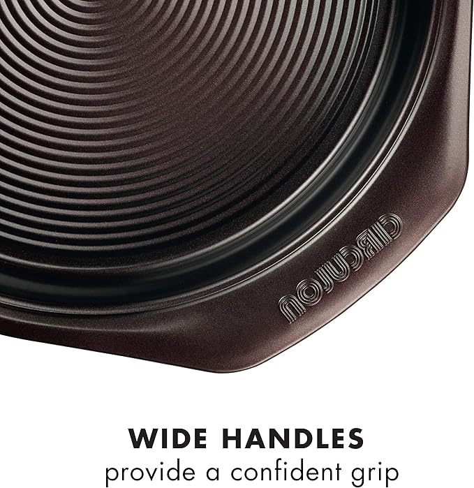 Circulon Nonstick Bakeware, Nonstick Cookie Sheet/Baking Sheet - 10 Inch x 15 Inch, Chocolate Brown (Pack of 2) - Image 4