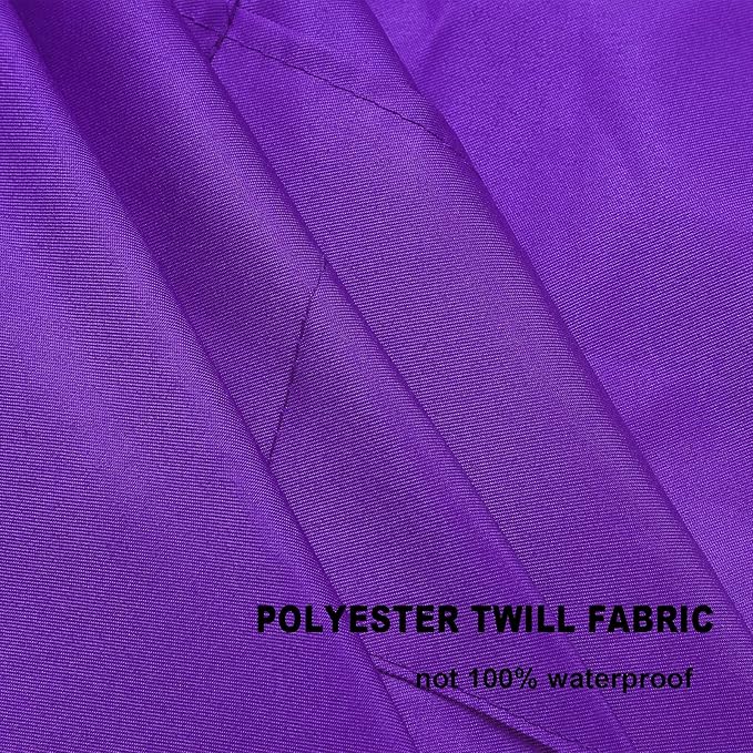 12 Pcs Purple Bib Bulk Aprons for Women Men Adult Girls Unisex with 2 Pockets, Painting Baking Cooking Kitchen Apron (Purple,12 pcs) - Image 6