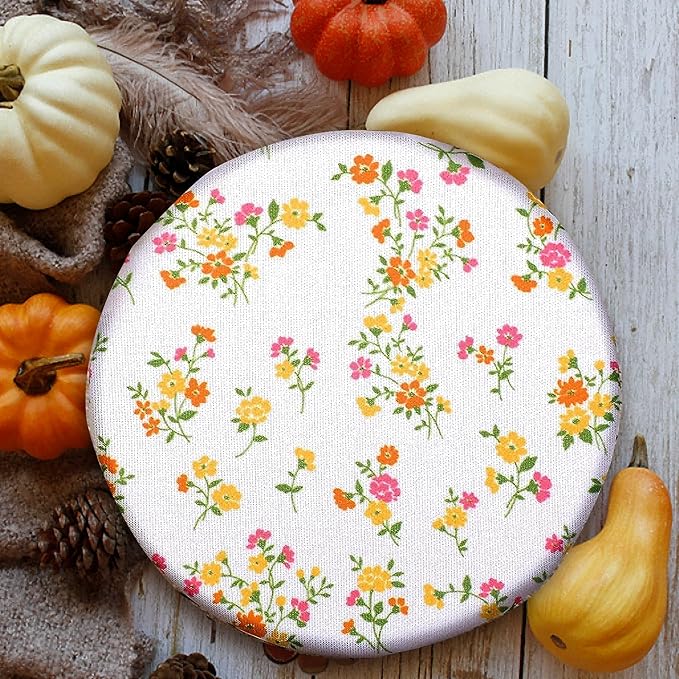 10Pcs Reusable Bowl Covers In 5 Size, Stretch Cloth Fabric Dish Cover Kitchen Storage Containers Lids for Fruits Food Leftover Dough Bread Proofing