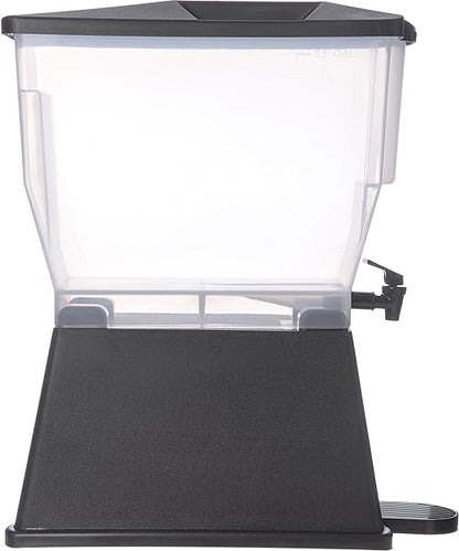 Carlisle FoodService Products Trimline Rectangular Beverage Dispenser with Stand – 3.5 Gallon Catering Drink Dispenser with Spigot, Polypropylene (PP), Black, Perfect for Parties, Events, Buffets - Image 2