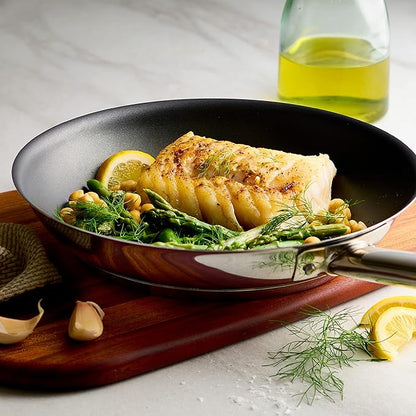 Tramontina 10-Inch Non Stick Frying Pan, Tri-Ply Base Stainless Steel Skillet with Reinforced Nonstick Coating, Dishwasher and Oven Safe - Image 2