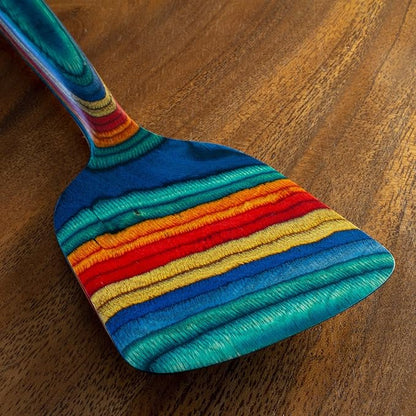 Totally Bamboo Baltique Montego Bay Collection 12-1/2" Wooden Spatula, Ready for Nonstick