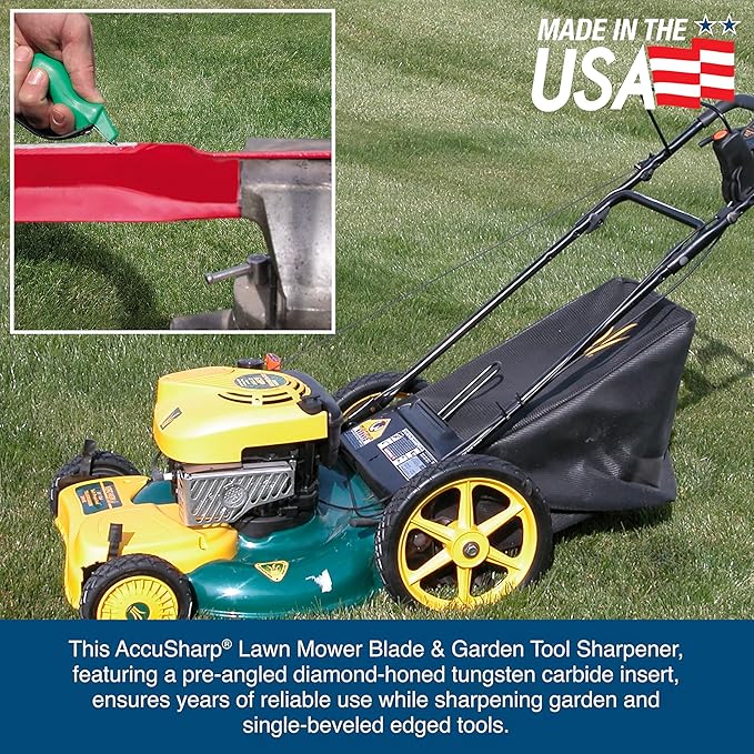 AccuSharp Large Garden Tools and Lawn Mower Blades Sharpener, Ideal for Loopers, Pruners and Shears, Safe, Easy-to-Use, Made in the USA - Image 7