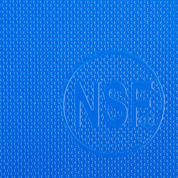 Thirteen Chefs Large 18 x 12 Blue Cutting Board - 1/2" Thick HDPE Plastic for Fish and Seafood, Professional Restaurant Quality Poly with NSF Stamp - Image 4