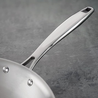 Tramontina Signature Tri-Ply Clad Stainless Steel 8-Inch Small Frying Pan, Induction-Ready Skillet, Dishwasher-Safe, NSF-Certified, Made in Brazil - Image 4