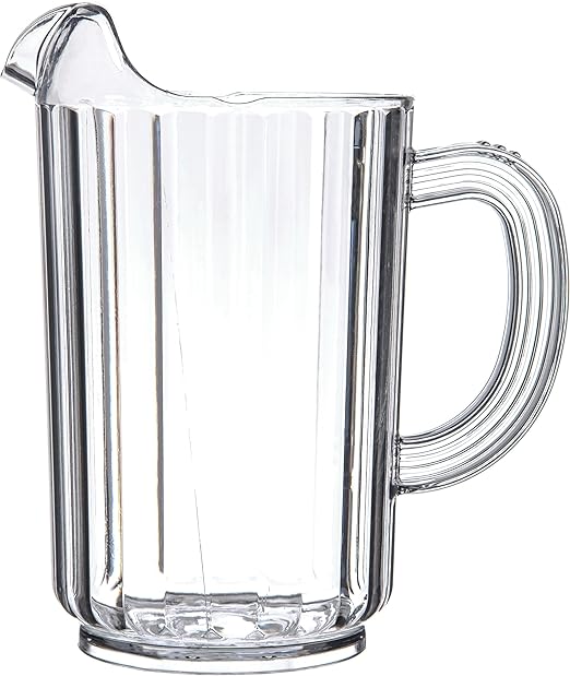 Carlisle FoodService Products 553607 32 Ounce, Pitcher, Polycarbonate, Clear - Image 3