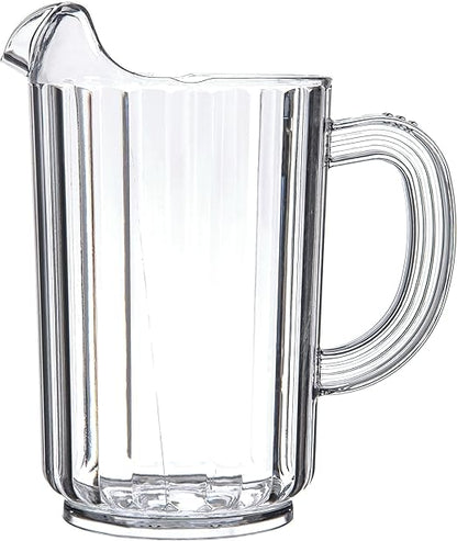 Carlisle FoodService Products 553607 32 Ounce, Pitcher, Polycarbonate, Clear - Image 3
