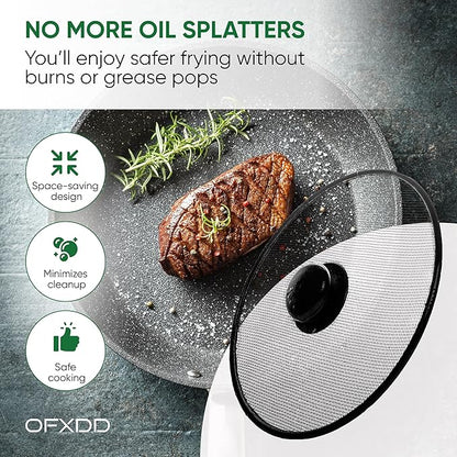 Oil Splatter Screen, Splatter Screen Cover, Pot Splatter Screen Guard, Pan Splatter Screen
