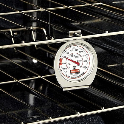 Rubbermaid Commercial Products Stainless Steel Monitoring Thermometer, Safe for Inside Oven/Grill/Smoker, 60-580°F Range, Easy to Read Food Thermometer For Food Resturant/Home Cooking - Image 5