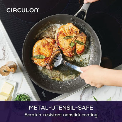 Circulon A1 Series with ScratchDefense Technology Nonstick Induction Frying Pan/Skillet, 12 Inch, Graphite - Image 8