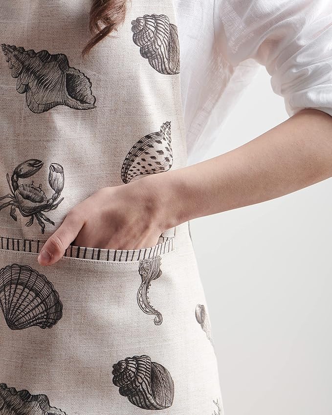 Maison d' Hermine 100% Cotton Apron for women with Pocket Kitchen Chef Apron for Men Cooking Mothers Day Gifts - Image 9