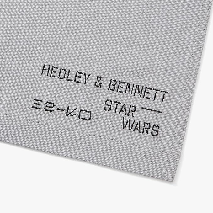 hedley & bennett Crossback Apron Collection - Adjustable Chef Aprons with 3 Pockets for Cooking and Grilling, STAR WARS™ Stormtrooper
