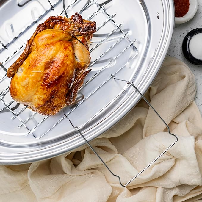 Fox Run Turkey Roasting Rack and Lifter, 11" x 6"