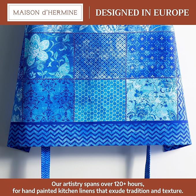 Maison d' Hermine 100% Cotton Apron for women with Pocket Kitchen Chef Apron for Men Cooking Mothers Day Gifts - Image 2