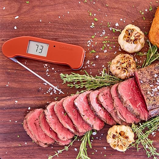 ThermoWorks Thermapen ONE, No. 1 Recommended Instant-Read Thermometer - Cayenne Pepper Red - Image 2