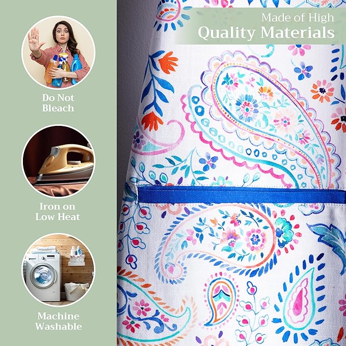 Maison d' Hermine 100% Cotton Apron for women with Pocket Kitchen Chef Apron for Men Cooking Mothers Day Gifts - Image 3
