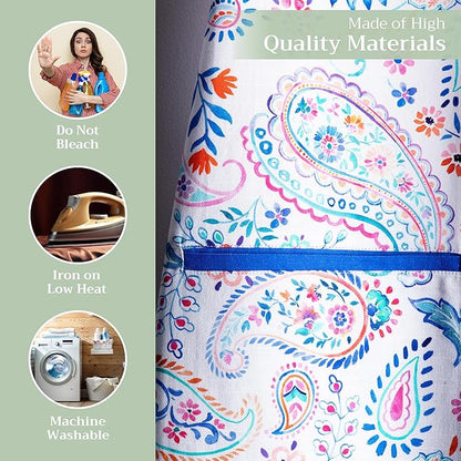 Maison d' Hermine 100% Cotton Apron for women with Pocket Kitchen Chef Apron for Men Cooking Mothers Day Gifts - Image 3