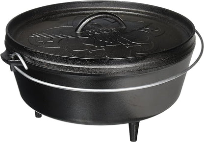 Lodge Boy Scouts of America Cast Iron Camp Dutch Oven, Pre-Seasoned, 6-Quart by Lodge