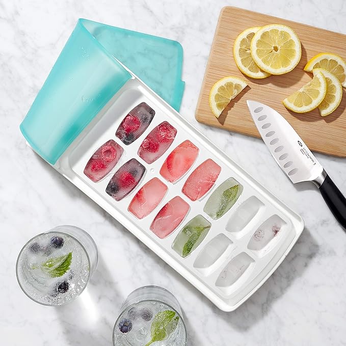 OXO Good Grips No-Spill Ice Cube Tray (Pack of 2) - Image 9
