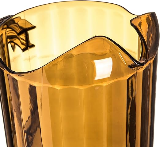 Carlisle FoodService Products VersaPour Pitcher, Large Container for Serving Cold Drinks with Ice, 60 Oz, 6 Count, Amber - Image 2