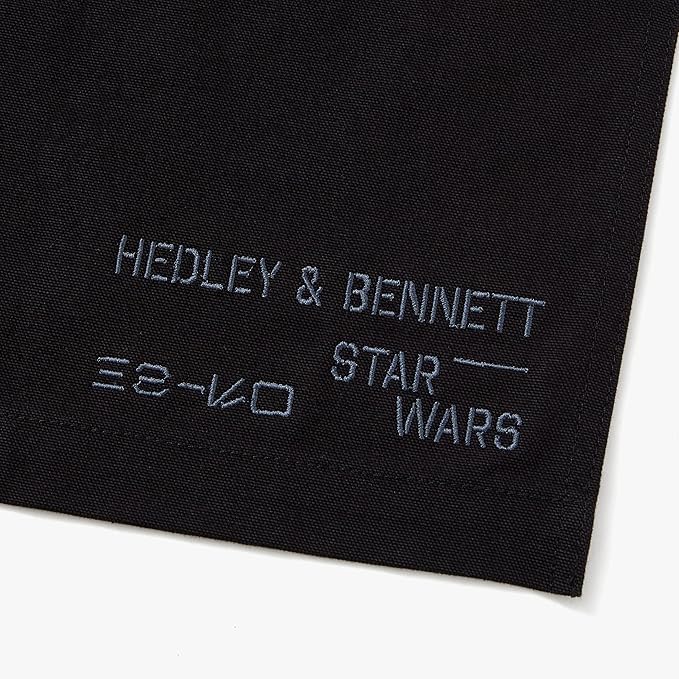 hedley & bennett Crossback Apron Collection - Adjustable Chef Aprons with 3 Pockets for Cooking and Grilling, STAR WARS™ Darth Vader