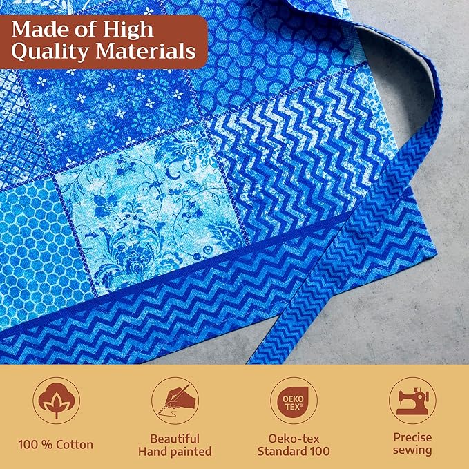 Maison d' Hermine 100% Cotton Apron for women with Pocket Kitchen Chef Apron for Men Cooking Mothers Day Gifts - Image 3