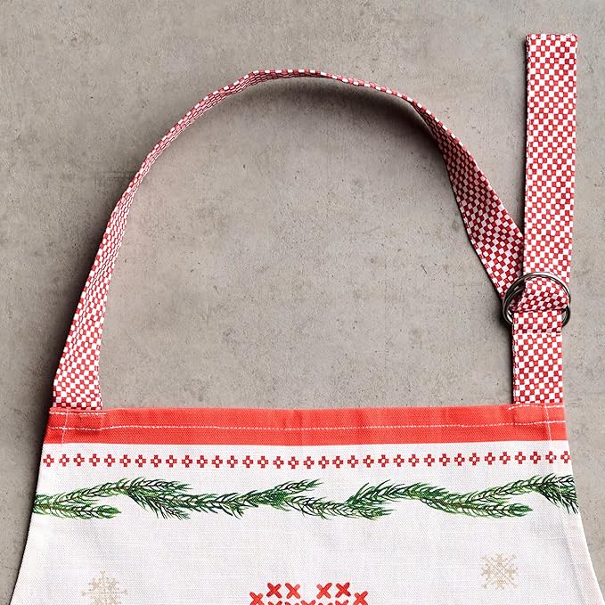 Maison d' Hermine 100% Cotton Apron for women with Pocket Kitchen Chef Apron for Men Cooking Mothers Day Gifts